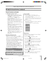 Preview for 61 page of Toshiba TheaterWide 52HMX94 Owner'S Manual