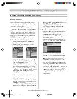 Preview for 62 page of Toshiba TheaterWide 52HMX94 Owner'S Manual