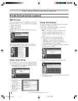 Preview for 64 page of Toshiba TheaterWide 52HMX94 Owner'S Manual