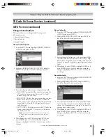 Preview for 65 page of Toshiba TheaterWide 52HMX94 Owner'S Manual