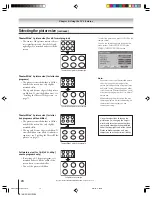 Preview for 70 page of Toshiba TheaterWide 52HMX94 Owner'S Manual