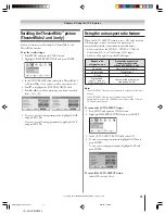 Preview for 71 page of Toshiba TheaterWide 52HMX94 Owner'S Manual