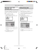 Preview for 72 page of Toshiba TheaterWide 52HMX94 Owner'S Manual