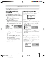 Preview for 77 page of Toshiba TheaterWide 52HMX94 Owner'S Manual