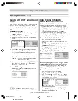 Preview for 81 page of Toshiba TheaterWide 52HMX94 Owner'S Manual