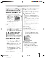 Preview for 85 page of Toshiba TheaterWide 52HMX94 Owner'S Manual