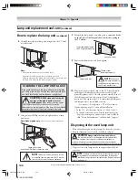 Preview for 100 page of Toshiba TheaterWide 52HMX94 Owner'S Manual