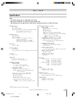 Preview for 101 page of Toshiba TheaterWide 52HMX94 Owner'S Manual