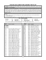 Preview for 17 page of Toshiba TheaterWide 52HMX94 Service Manual