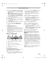 Предварительный просмотр 39 страницы Toshiba TheaterWide 57HM117 Owner'S Manual