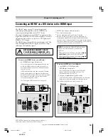 Предварительный просмотр 19 страницы Toshiba TheaterWide 62HM15 Owner'S Manual