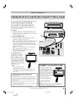 Предварительный просмотр 21 страницы Toshiba TheaterWide 62HM15 Owner'S Manual