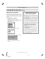 Предварительный просмотр 24 страницы Toshiba TheaterWide 62HM15 Owner'S Manual