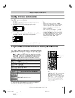 Предварительный просмотр 27 страницы Toshiba TheaterWide 62HM15 Owner'S Manual