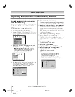 Предварительный просмотр 42 страницы Toshiba TheaterWide 62HM15 Owner'S Manual