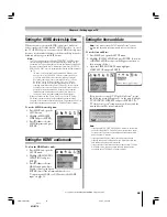 Предварительный просмотр 49 страницы Toshiba TheaterWide 62HM15 Owner'S Manual