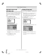 Предварительный просмотр 72 страницы Toshiba TheaterWide 62HM15 Owner'S Manual