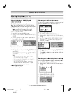 Предварительный просмотр 77 страницы Toshiba TheaterWide 62HM15 Owner'S Manual