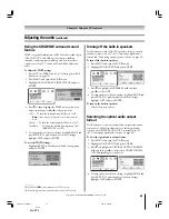 Предварительный просмотр 81 страницы Toshiba TheaterWide 62HM15 Owner'S Manual