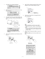 Предварительный просмотр 11 страницы Toshiba TheaterWide 62HM95 Service Manual