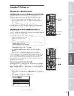 Предварительный просмотр 31 страницы Toshiba TheaterWide 65NH84 Owner'S Manual