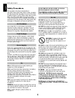 Preview for 4 page of Toshiba TL83* Digital Series Owner'S Manual