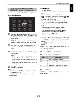 Preview for 43 page of Toshiba TL83* Digital Series Owner'S Manual