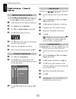 Preview for 52 page of Toshiba TL83* Digital Series Owner'S Manual