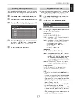 Preview for 57 page of Toshiba TL83* Digital Series Owner'S Manual