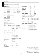 Предварительный просмотр 74 страницы Toshiba TL86* Digital Series Owner'S Manual