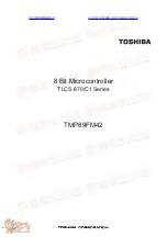 Preview for 1 page of Toshiba TLCS-870/C1 Series Manual