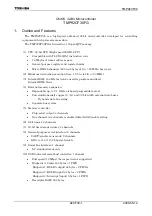 Preview for 3 page of Toshiba TLCS-900/H1 Series Manual