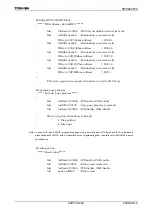 Preview for 234 page of Toshiba TLCS-900/H1 Series Manual