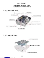 Preview for 2 page of Toshiba TLP-250 Service Manual