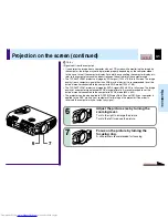 Предварительный просмотр 31 страницы Toshiba TLP-260 Owner'S Manual