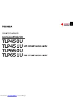 Preview for 1 page of Toshiba TLP-450U Owner'S Manual