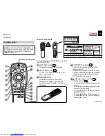 Preview for 13 page of Toshiba TLP-450U Owner'S Manual