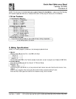 Toshiba TLP-560 Quick Start Reference Sheet preview