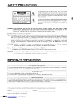 Preview for 2 page of Toshiba TLP-710U Owner'S Manual