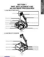 Preview for 3 page of Toshiba TLP-710U Service Manual