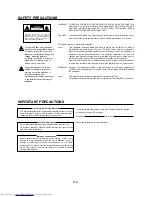 Preview for 4 page of Toshiba TLP-780C Service Manual