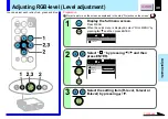 Preview for 41 page of Toshiba TLP-B2E Owner'S Manual