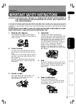 Preview for 3 page of Toshiba TLP-ET1B Owner'S Manual