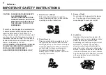 Preview for 4 page of Toshiba TLP-MT3 Owner'S Manual