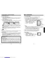 Preview for 11 page of Toshiba TLP-S30 Owner'S Manual