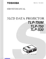 Toshiba TLP-S30 Service Manual предпросмотр