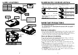 Предварительный просмотр 5 страницы Toshiba TLP S70 Owner'S Manual