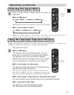 Preview for 25 page of Toshiba TLP-SX3500 User Manual – Operating Manual