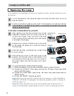 Preview for 46 page of Toshiba TLP-SX3500 User Manual – Operating Manual