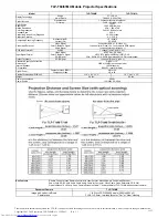 Preview for 1 page of Toshiba TLP-T60MU Specifications